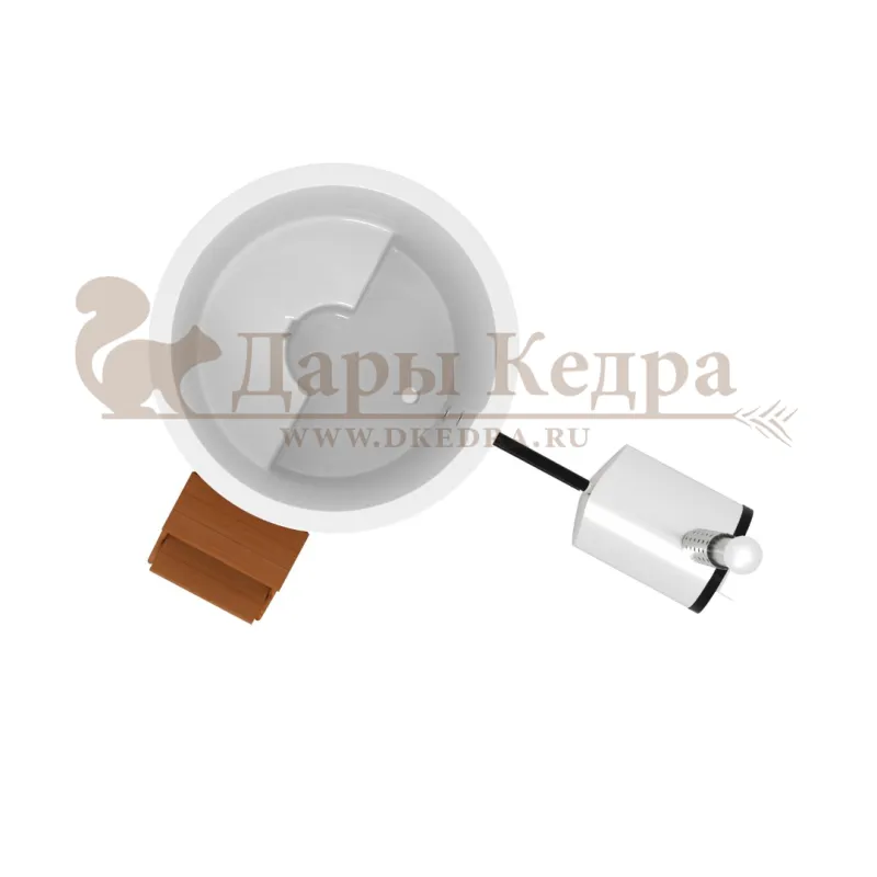 Финская круглая композитная купель с подогревом (с печкой)  «Премиум 160 хот с печью 25 квт»